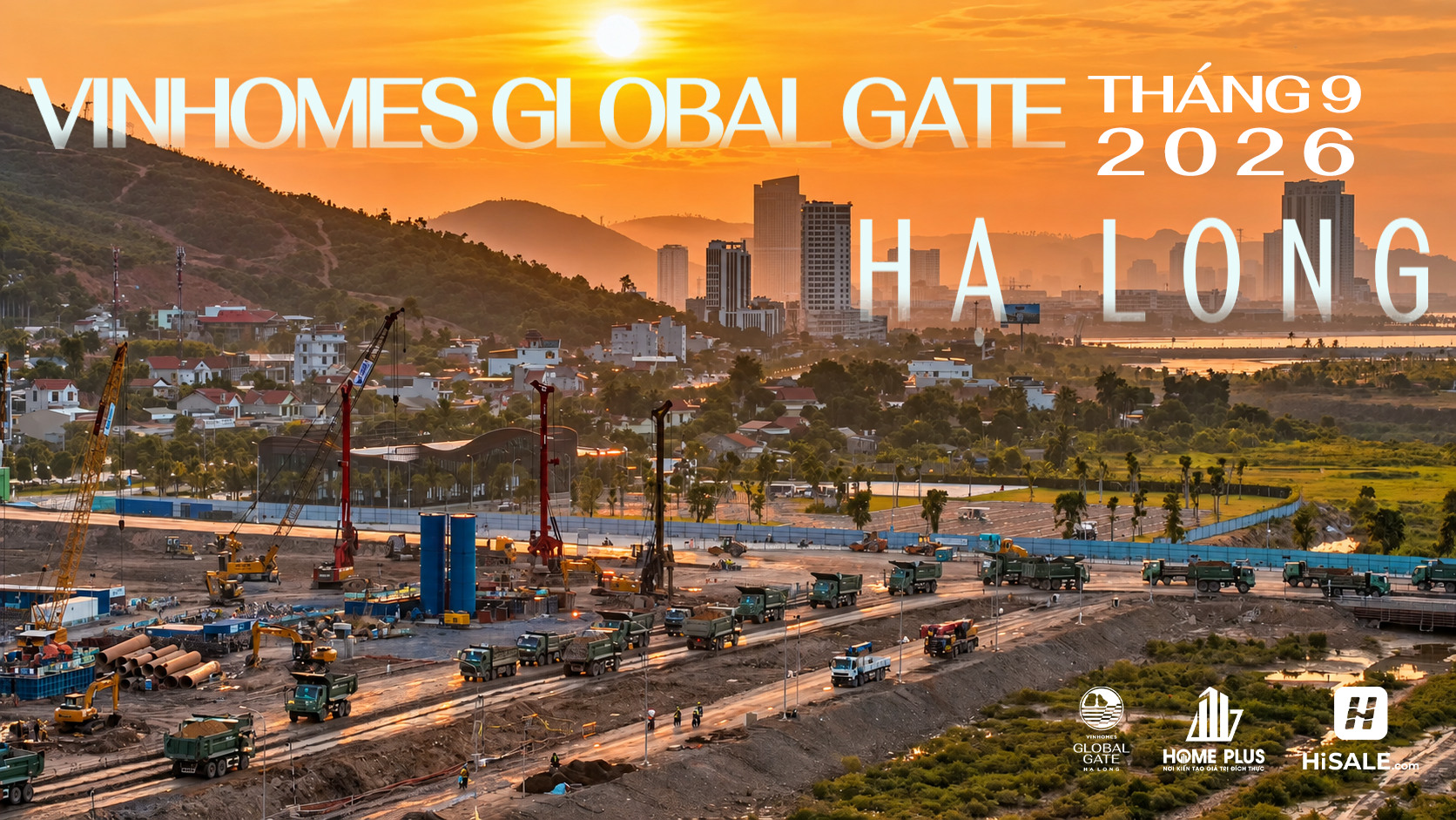 CẬP NHẬT TIẾN ĐỘ THÁNG 9 DỰ ÁN VINHOMES GLOBAL GATE HẠ LONG